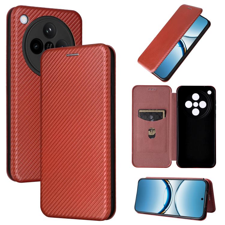 Carbon Fiber Texture Flip Leather Phone Case, For OPPO Reno13 5G Global, For OPPO Reno13 F 5G, For OPPO Find X8, For OPPO A3x 5G India, For OPPO Reno12 F 5G / 4G, For OPPO Reno11 PJH110, For OPPO Reno12 Pro 5G Global, For OPPO Reno12 5G Global         ...