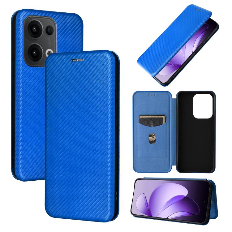 Carbon Fiber Texture Flip Leather Phone Case, For OPPO Reno13 5G Global, For OPPO Reno13 F 5G, For OPPO Find X8, For OPPO A3x 5G India, For OPPO Reno12 F 5G / 4G, For OPPO Reno11 PJH110, For OPPO Reno12 Pro 5G Global, For OPPO Reno12 5G Global         ...