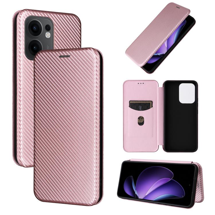 Carbon Fiber Texture Flip Leather Phone Case, For OPPO Reno13 5G Global, For OPPO Reno13 F 5G, For OPPO Find X8, For OPPO A3x 5G India, For OPPO Reno12 F 5G / 4G, For OPPO Reno11 PJH110, For OPPO Reno12 Pro 5G Global, For OPPO Reno12 5G Global         ...