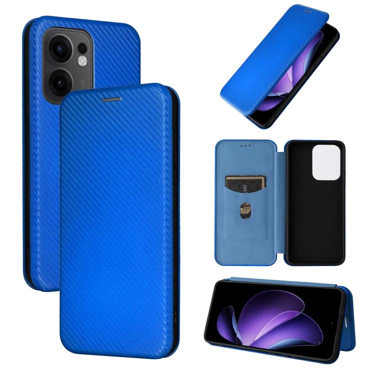 Carbon Fiber Texture Flip Leather Phone Case, For OPPO Reno13 5G Global, For OPPO Reno13 F 5G, For OPPO Find X8, For OPPO A3x 5G India, For OPPO Reno12 F 5G / 4G, For OPPO Reno11 PJH110, For OPPO Reno12 Pro 5G Global, For OPPO Reno12 5G Global         ...