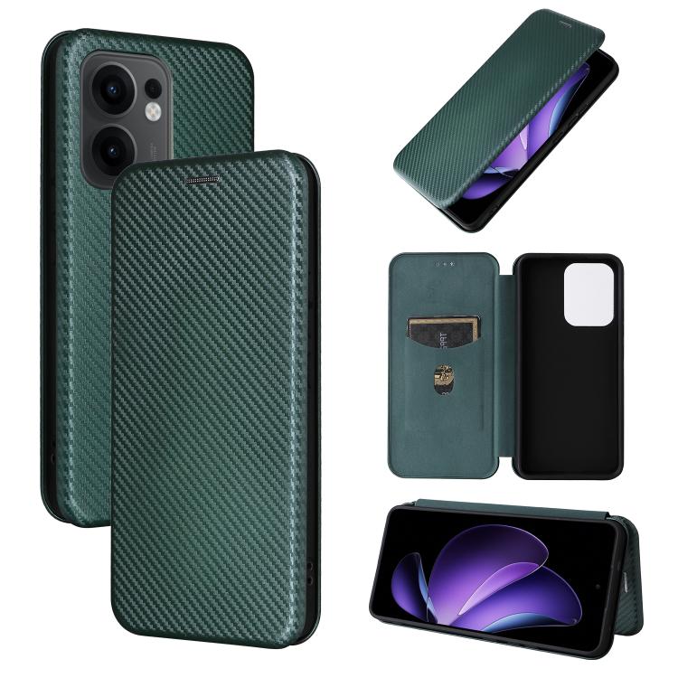 Carbon Fiber Texture Flip Leather Phone Case, For OPPO Reno13 5G Global, For OPPO Reno13 F 5G, For OPPO Find X8, For OPPO A3x 5G India, For OPPO Reno12 F 5G / 4G, For OPPO Reno11 PJH110, For OPPO Reno12 Pro 5G Global, For OPPO Reno12 5G Global         ...