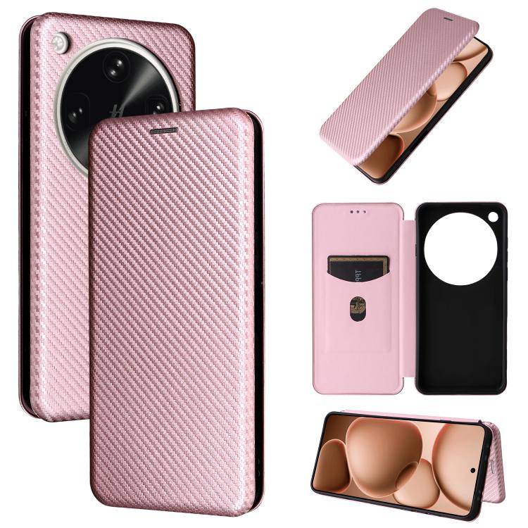 Carbon Fiber Texture Flip Leather Phone Case, For OPPO Reno14 Global / Reno14 F, For OPPO A5 5G / 4G Global, For OPPO Find X8s+ 5G, For OPPO Find X8s 5G, For OPPO Find X8 Ultra 5G, For OPPO F29 5G, For OPPO A5 Pro 5G Global, For OPPO Reno13 5G Global  ...