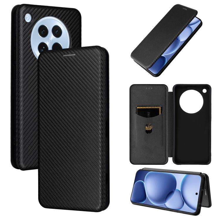 Carbon Fiber Texture Flip Leather Phone Case, For OPPO Reno14 Global / Reno14 F, For OPPO A5 5G / 4G Global, For OPPO Find X8s+ 5G, For OPPO Find X8s 5G, For OPPO Find X8 Ultra 5G, For OPPO F29 5G, For OPPO A5 Pro 5G Global, For OPPO Reno13 5G Global  ...