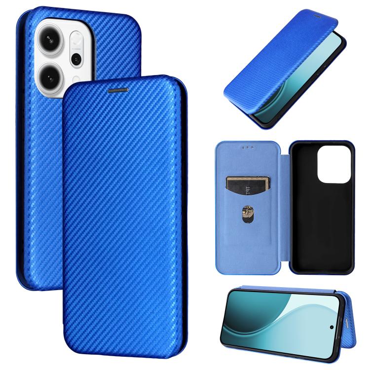 Carbon Fiber Texture Flip Leather Phone Case, For OPPO A6 Pro 5G Global, For OPPO Find X9 Pro, For OPPO Reno14 Global / Reno14 F, For OPPO A5 5G / 4G Global, For OPPO Find X8s+ 5G, For OPPO Find X8s 5G, For OPPO Find X8 Ultra 5G, For OPPO F29 5G       ...