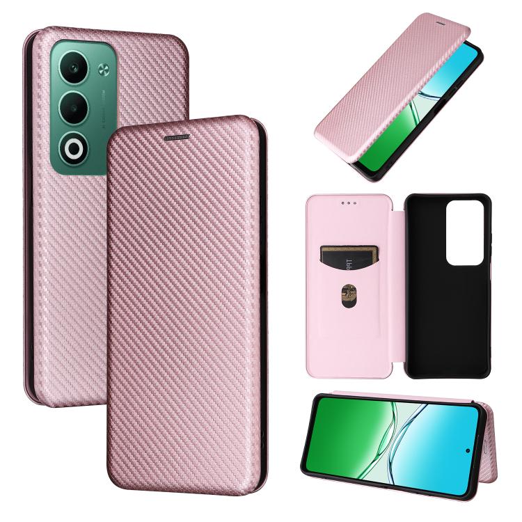 Carbon Fiber Texture Flip Leather Phone Case, For OPPO A6 Pro 5G Global, For OPPO Find X9 Pro, For OPPO Reno14 Global / Reno14 F, For OPPO A5 5G / 4G Global, For OPPO Find X8s+ 5G, For OPPO Find X8s 5G, For OPPO Find X8 Ultra 5G, For OPPO F29 5G       ...