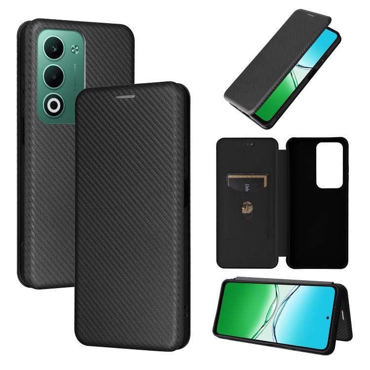 Carbon Fiber Texture Flip Leather Phone Case, For OPPO A6 Pro 5G Global, For OPPO Find X9 Pro, For OPPO Reno14 Global / Reno14 F, For OPPO A5 5G / 4G Global, For OPPO Find X8s+ 5G, For OPPO Find X8s 5G, For OPPO Find X8 Ultra 5G, For OPPO F29 5G       ...