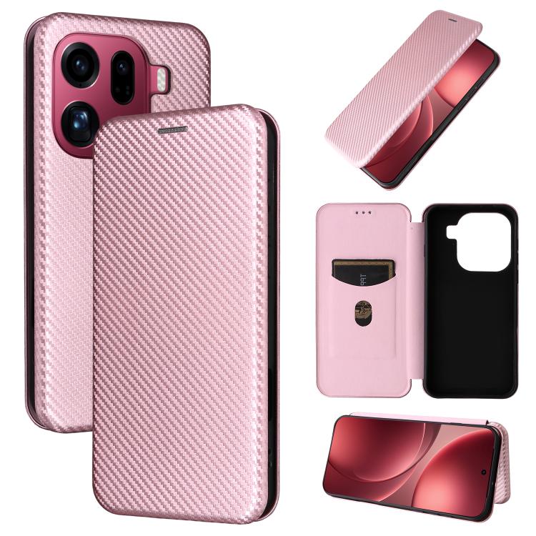 Carbon Fiber Texture Flip Leather Phone Case, For OPPO A6 Pro 5G Global, For OPPO Find X9 Pro, For OPPO Reno14 Global / Reno14 F, For OPPO A5 5G / 4G Global, For OPPO Find X8s+ 5G, For OPPO Find X8s 5G, For OPPO Find X8 Ultra 5G, For OPPO F29 5G       ...