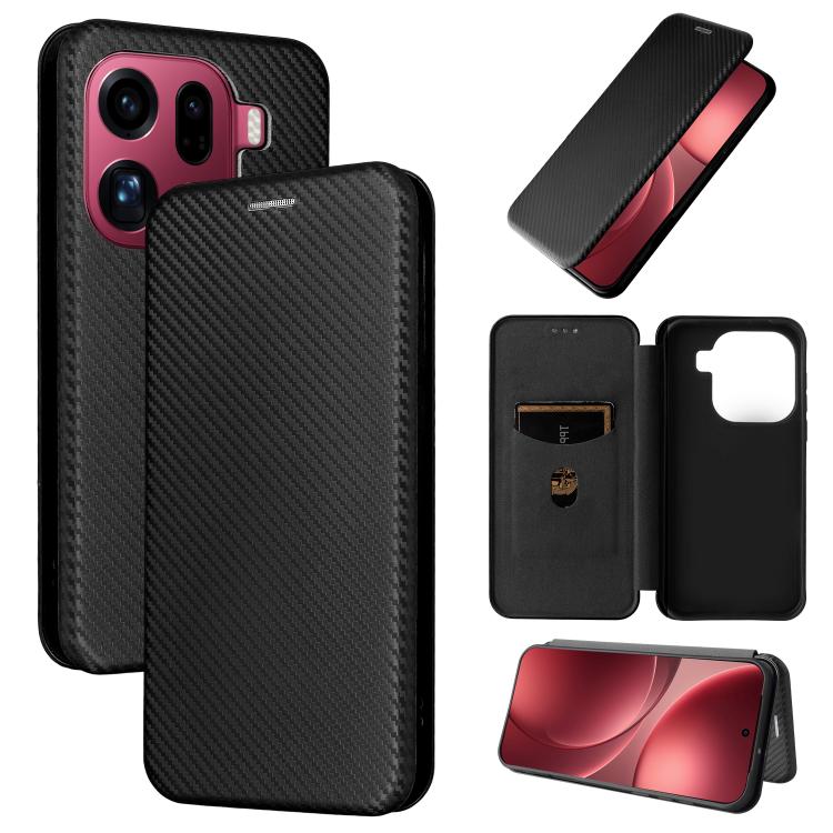 Carbon Fiber Texture Flip Leather Phone Case, For OPPO A6 Pro 5G Global, For OPPO Find X9 Pro, For OPPO Reno14 Global / Reno14 F, For OPPO A5 5G / 4G Global, For OPPO Find X8s+ 5G, For OPPO Find X8s 5G, For OPPO Find X8 Ultra 5G, For OPPO F29 5G       ...