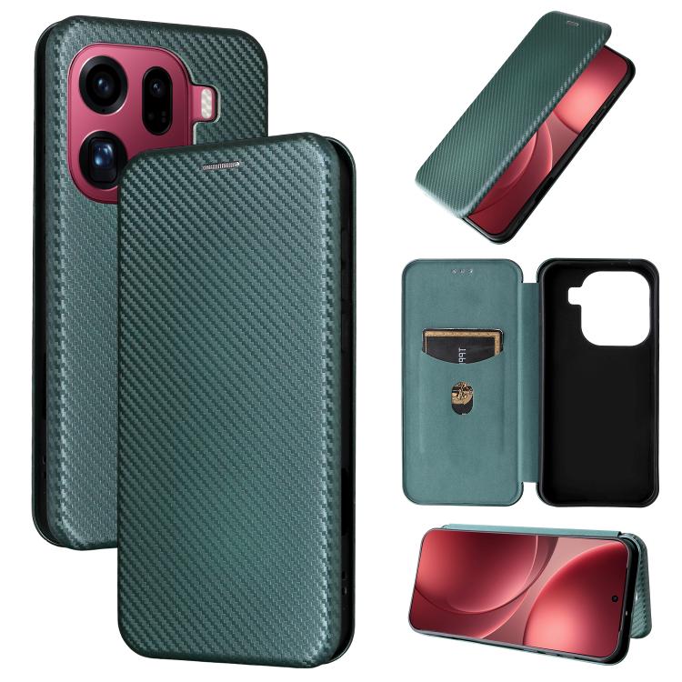 Carbon Fiber Texture Flip Leather Phone Case, For OPPO A6 Pro 5G Global, For OPPO Find X9 Pro, For OPPO Reno14 Global / Reno14 F, For OPPO A5 5G / 4G Global, For OPPO Find X8s+ 5G, For OPPO Find X8s 5G, For OPPO Find X8 Ultra 5G, For OPPO F29 5G       ...