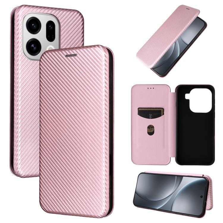 Carbon Fiber Texture Flip Leather Phone Case, For OPPO Reno15 A 5G, For OPPO Find X9 Ultra, For OPPO Reno15 F 5G, For OPPO Reno15 Pro Max 5G Global, For OPPO A6x 5G / 4G, For OPPO Reno15 5G Global, For OPPO Find X9, For OPPO A6 Pro 5G Global           ...