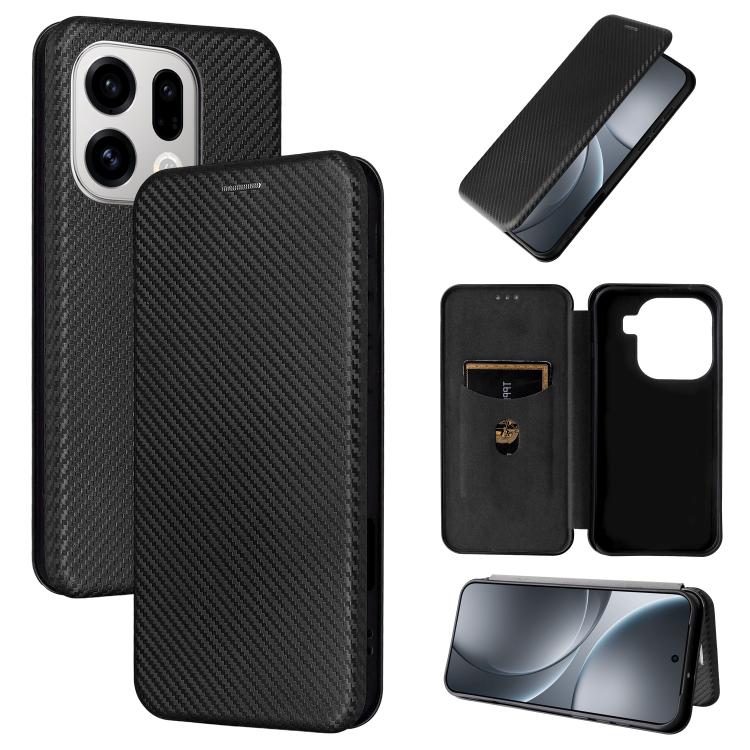 Carbon Fiber Texture Flip Leather Phone Case, For OPPO Reno15 A 5G, For OPPO Find X9 Ultra, For OPPO Reno15 F 5G, For OPPO Reno15 Pro Max 5G Global, For OPPO A6x 5G / 4G, For OPPO Reno15 5G Global, For OPPO Find X9, For OPPO A6 Pro 5G Global           ...
