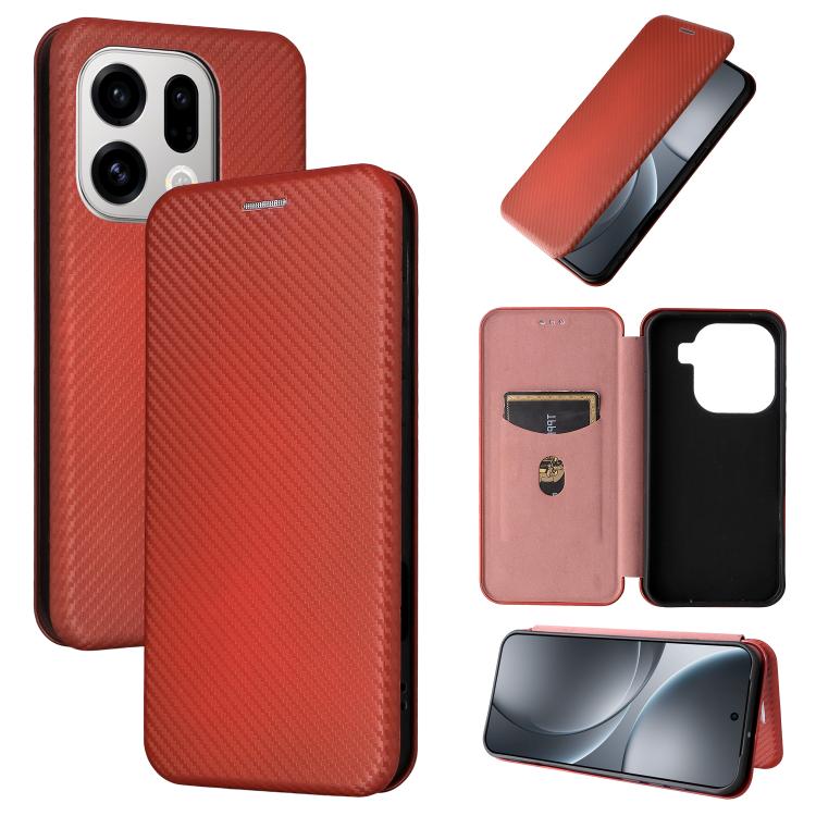 Carbon Fiber Texture Flip Leather Phone Case, For OPPO Reno15 A 5G, For OPPO Find X9 Ultra, For OPPO Reno15 F 5G, For OPPO Reno15 Pro Max 5G Global, For OPPO A6x 5G / 4G, For OPPO Reno15 5G Global, For OPPO Find X9, For OPPO A6 Pro 5G Global           ...