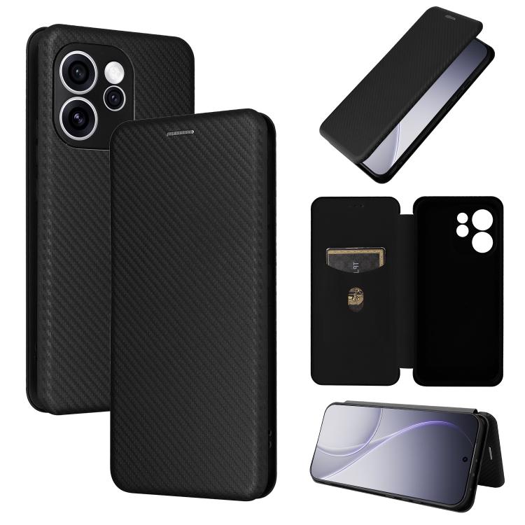 Carbon Fiber Texture Flip Leather Phone Case, For OPPO Reno15 A 5G, For OPPO Find X9 Ultra, For OPPO Reno15 F 5G, For OPPO Reno15 Pro Max 5G Global, For OPPO A6x 5G / 4G, For OPPO Reno15 5G Global, For OPPO Find X9, For OPPO A6 Pro 5G Global           ...