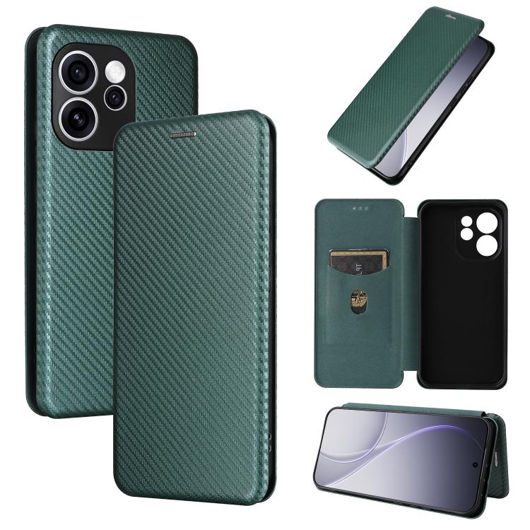 Carbon Fiber Texture Flip Leather Phone Case, For OPPO Reno15 A 5G, For OPPO Find X9 Ultra, For OPPO Reno15 F 5G, For OPPO Reno15 Pro Max 5G Global, For OPPO A6x 5G / 4G, For OPPO Reno15 5G Global, For OPPO Find X9, For OPPO A6 Pro 5G Global           ...