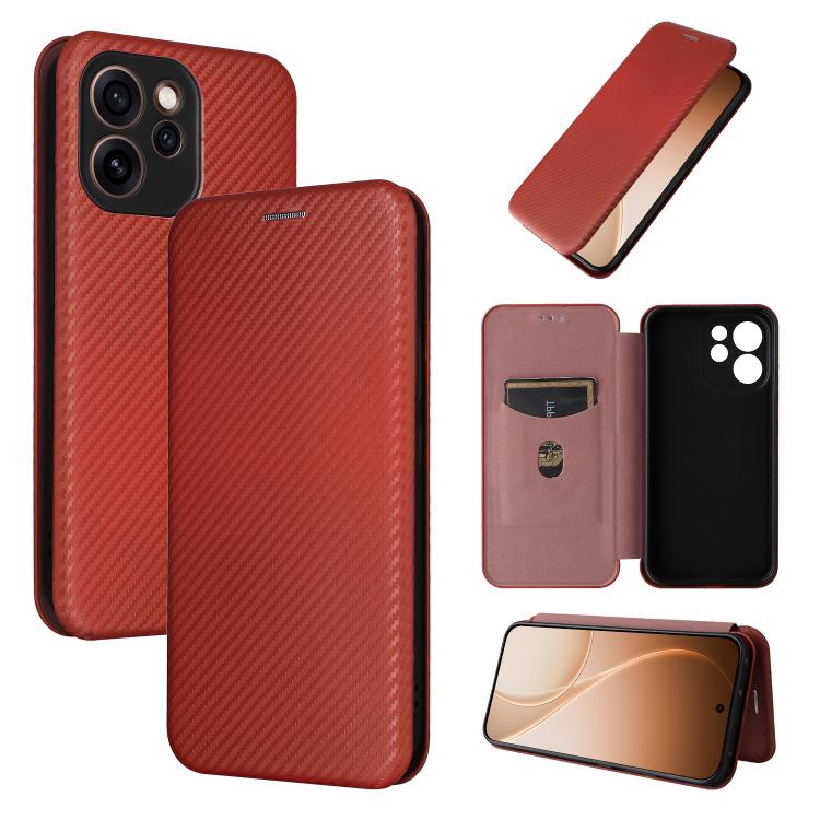 Carbon Fiber Texture Flip Leather Phone Case, For OPPO Reno16 F 5G / Reno16 FS 5G, For OPPO Reno15 A 5G, For OPPO Reno16 / Reno16 Pro 5G Global, For OPPO Find X9 Ultra, For OPPO Reno15 F 5G, For OPPO Reno15 Pro Max 5G Global, For OPPO A6x 5G / 4G      ...