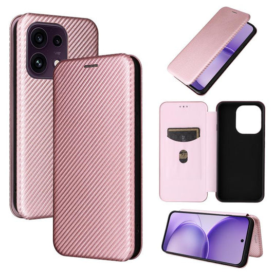 Carbon Fiber Texture Flip Leather Phone Case, For OPPO Reno16 F 5G / Reno16 FS 5G, For OPPO Reno15 A 5G, For OPPO Reno16 / Reno16 Pro 5G Global, For OPPO Find X9 Ultra, For OPPO Reno15 F 5G, For OPPO Reno15 Pro Max 5G Global, For OPPO A6x 5G / 4G      ...