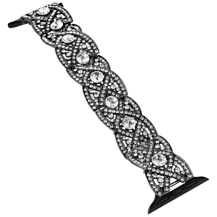 Diamonds Twist Metal Watch Band
