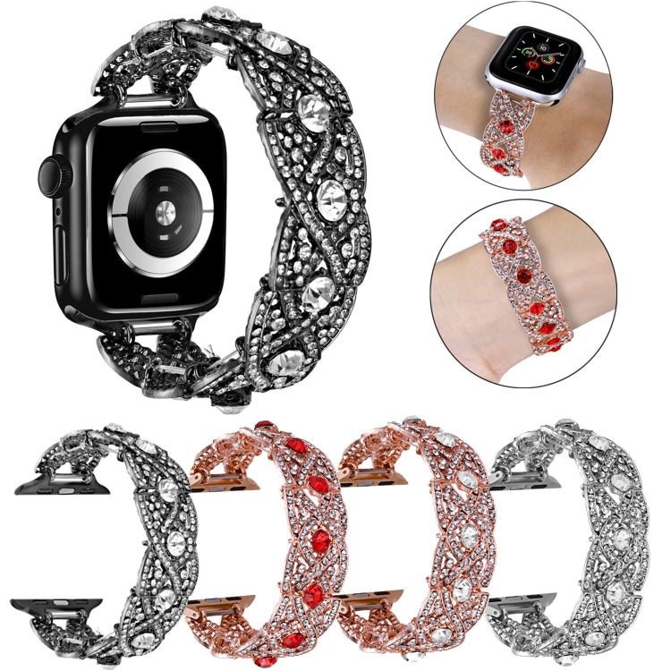 Diamonds Twist Metal Watch Band