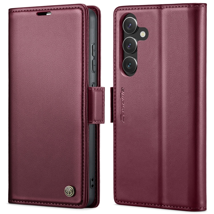 CaseMe 023 Butterfly Buckle Litchi Texture RFID Anti-theft Leather Phone Case, For Samsung Galaxy A15 4G/5G, For Samsung Galaxy A55, For Samsung Galaxy A35 5G, For Samsung Galaxy S24 Ultra, For Samsung Galaxy S24+, For Samsung Galaxy S24               ...