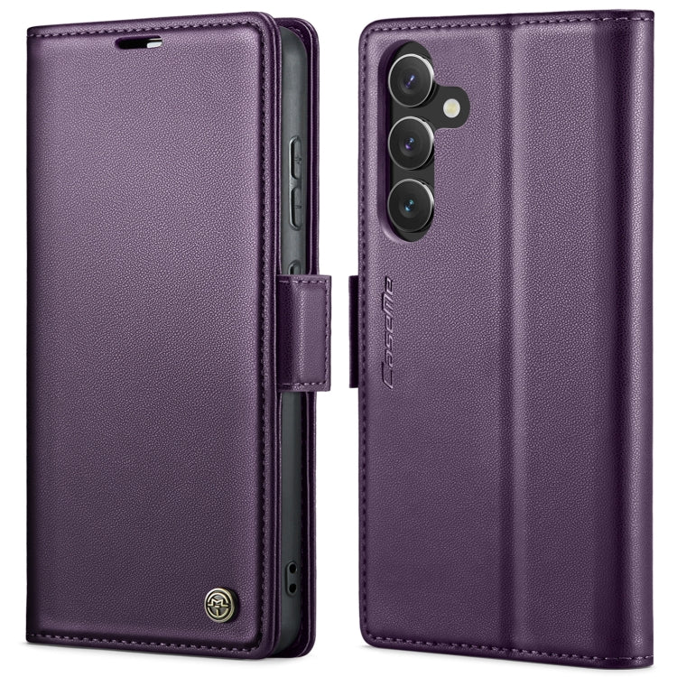 CaseMe 023 Butterfly Buckle Litchi Texture RFID Anti-theft Leather Phone Case, For Samsung Galaxy A15 4G/5G, For Samsung Galaxy A55, For Samsung Galaxy A35 5G, For Samsung Galaxy S24 Ultra, For Samsung Galaxy S24+, For Samsung Galaxy S24               ...