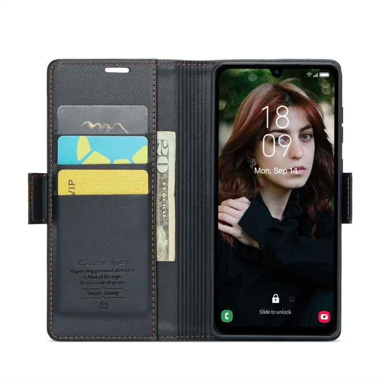 CaseMe 023 Butterfly Buckle Litchi Texture RFID Anti-theft Leather Phone Case, For Samsung Galaxy A15 4G/5G, For Samsung Galaxy A55, For Samsung Galaxy A35 5G, For Samsung Galaxy S24 Ultra, For Samsung Galaxy S24+, For Samsung Galaxy S24               ...