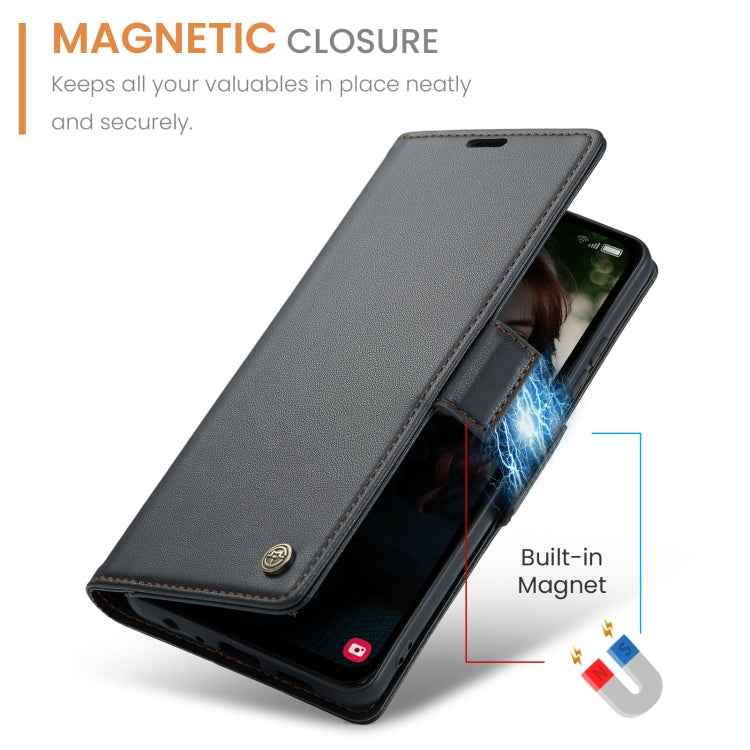 CaseMe 023 Butterfly Buckle Litchi Texture RFID Anti-theft Leather Phone Case, For Samsung Galaxy A15 4G/5G, For Samsung Galaxy A55, For Samsung Galaxy A35 5G, For Samsung Galaxy S24 Ultra, For Samsung Galaxy S24+, For Samsung Galaxy S24               ...