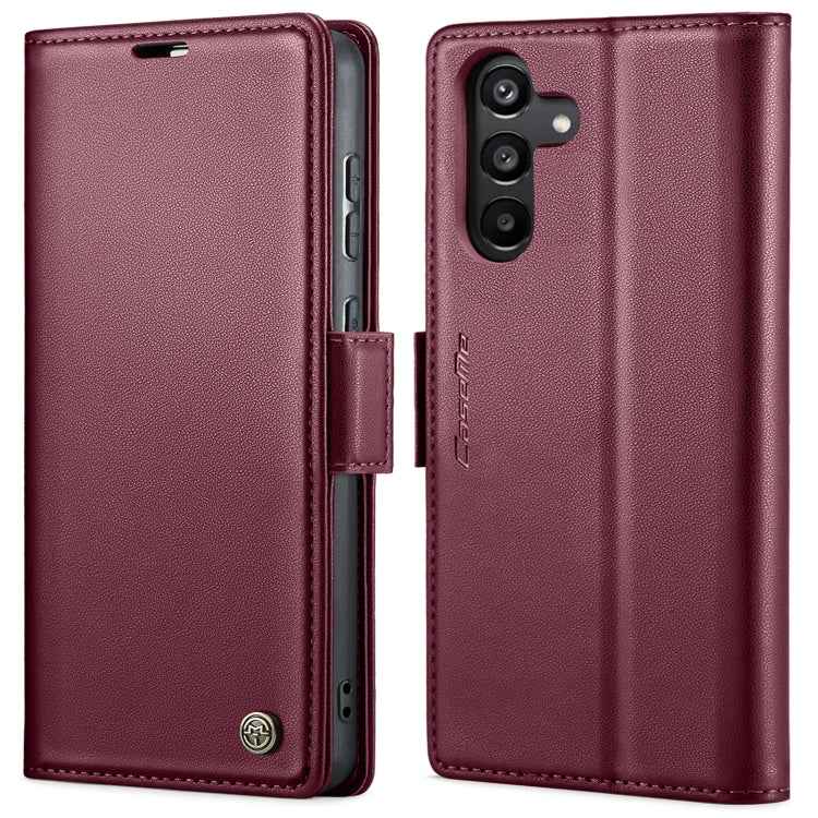CaseMe 023 Butterfly Buckle Litchi Texture RFID Anti-theft Leather Phone Case, For Samsung Galaxy A15 4G/5G, For Samsung Galaxy A55, For Samsung Galaxy A35 5G, For Samsung Galaxy S24 Ultra, For Samsung Galaxy S24+, For Samsung Galaxy S24               ...