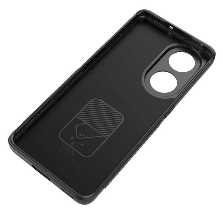 Wavy Texture TPU Phone Case with Lens Film, For OPPO Reno8 T 4G