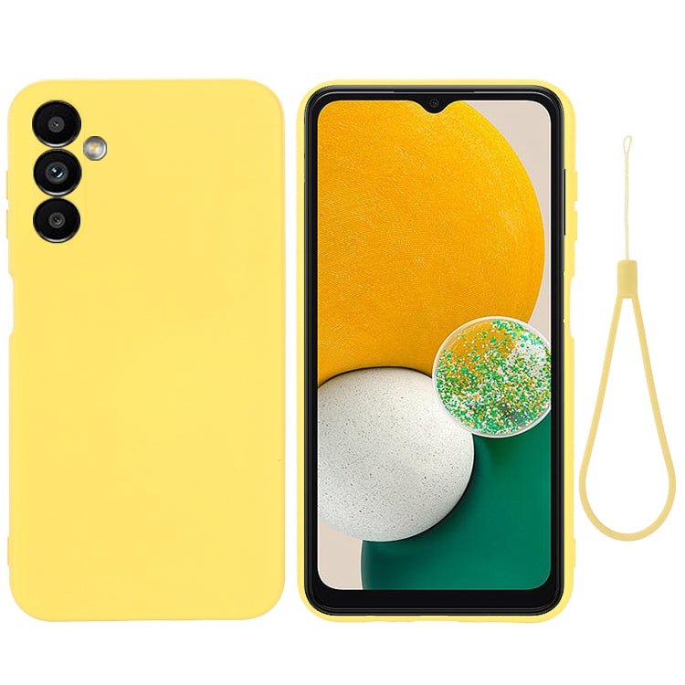 Pure Color Liquid Silicone Shockproof Phone Case, For Samsung Galaxy M54 5G / F54 5G, For Samsung Galaxy A25 5G, For Samsung Galaxy F14 5G
