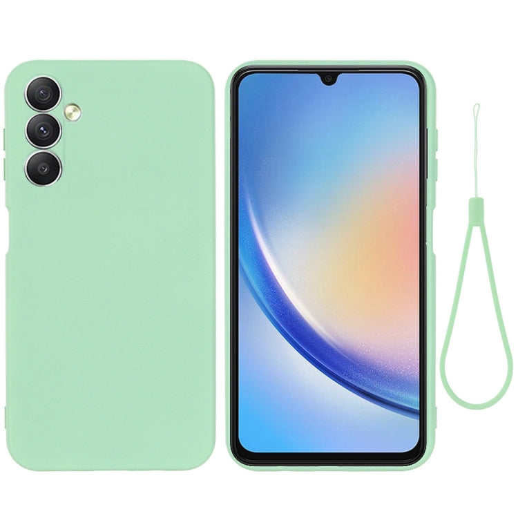 Pure Color Liquid Silicone Shockproof Phone Case, For Samsung Galaxy M54 5G / F54 5G, For Samsung Galaxy A25 5G, For Samsung Galaxy F14 5G