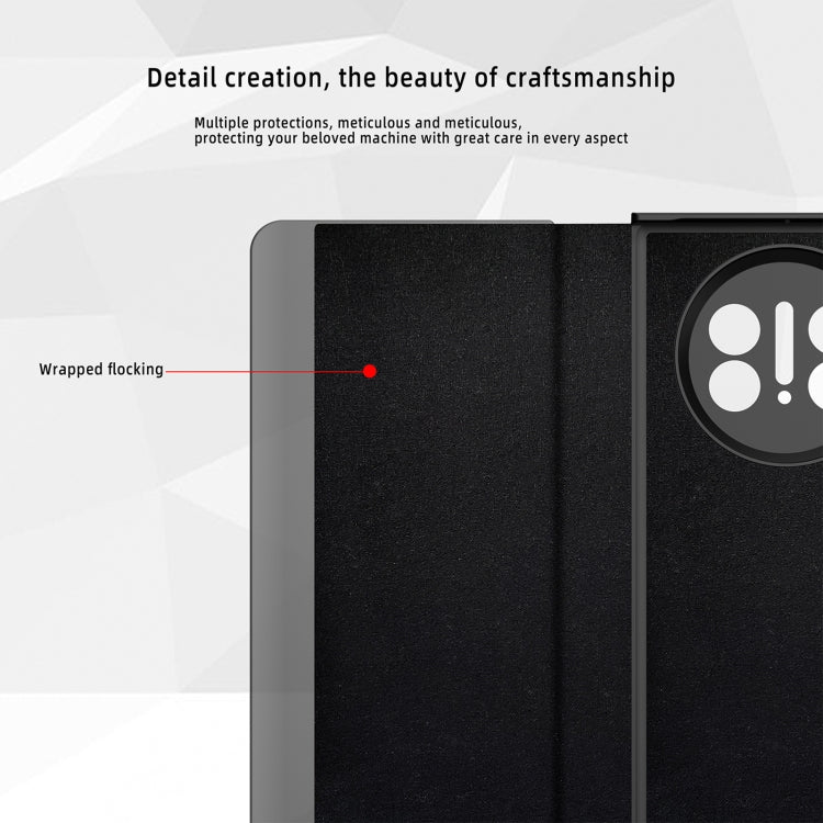 Retro Magnetic Side Window View Leather Smart Phone Case