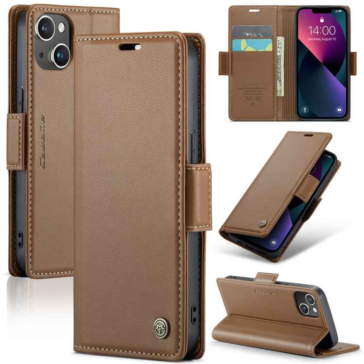 CaseMe 023 Butterfly Buckle Litchi Texture RFID Anti-theft Leather Phone Case