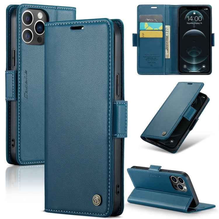 CaseMe 023 Butterfly Buckle Litchi Texture RFID Anti-theft Leather Phone Case
