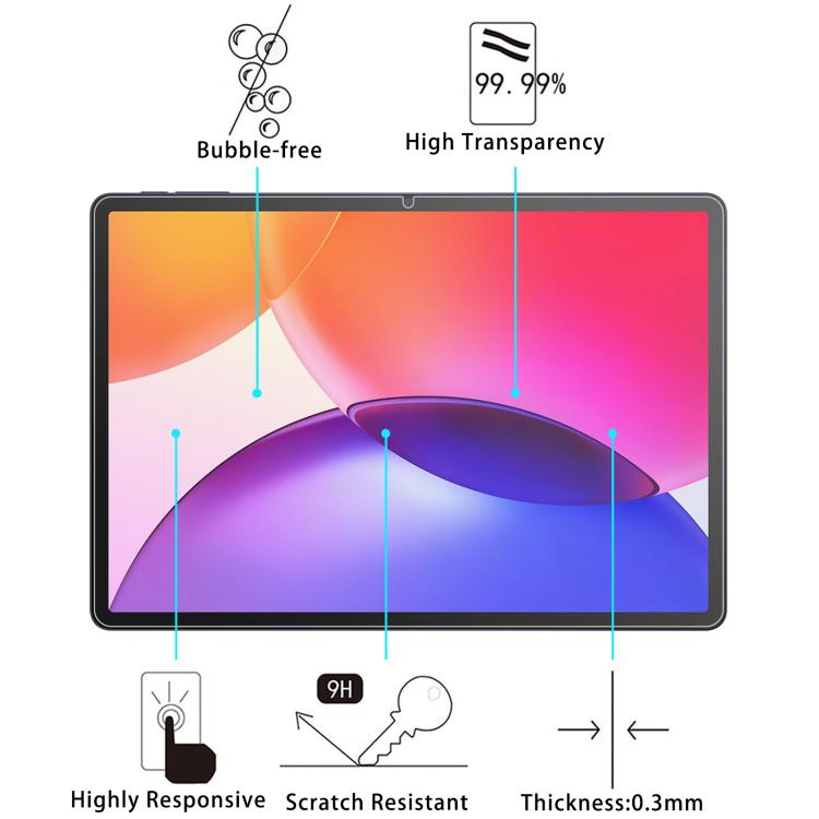 25pcs 9H 0.3mm Explosion-proof Tempered Glass Film, For TCL Tab A1 Plus 12.2 inch, For TCL Tab 10 Gen4 10.1, For TCL Tab 8 Gen2 8.7 / 8 Nxtpaper 5G, For TCL Tab 11 Gen 2 11, For TCL Tab 10L LTE Gen3 10.1 / Gen2, For TCL Tab 10 Gen 2 10.4 inch          ...