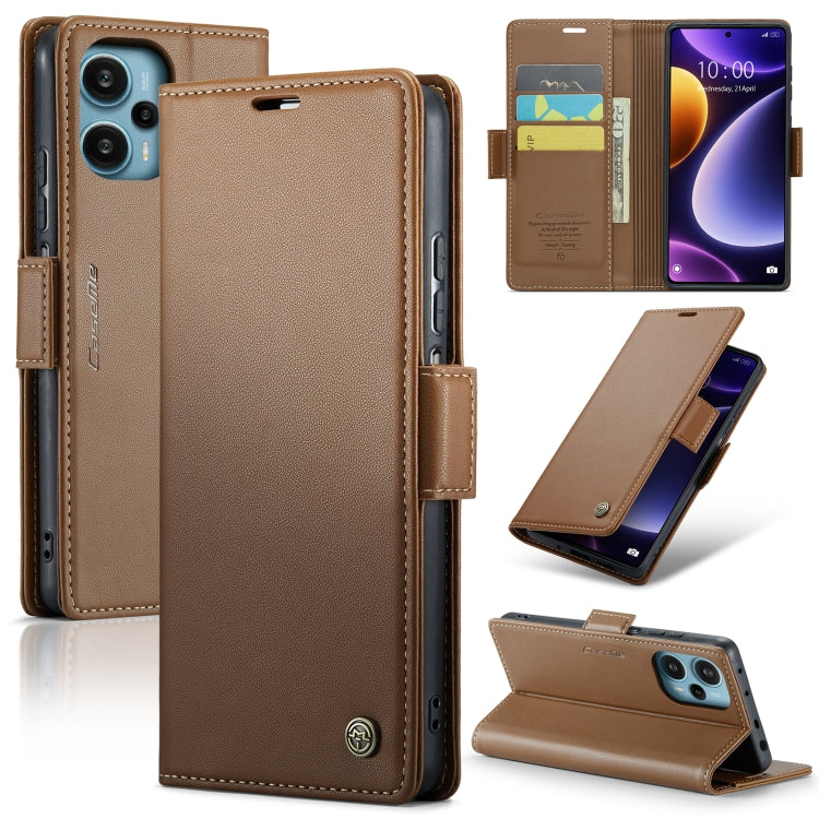CaseMe 023 Butterfly Buckle Litchi Texture RFID Anti-theft Leather Phone Case, For Xiaomi Redmi Note 13 5G, For Xiaomi Redmi Note 13 Pro+ 5G, For Xiaomi Redmi Note 13 Pro 5G, For Xiaomi Redmi 12 4G／12 5G／Note 12R／POCO M6 Pro 5G, For Xiaomi 13T/13T Pro ...