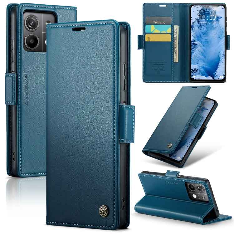 CaseMe 023 Butterfly Buckle Litchi Texture RFID Anti-theft Leather Phone Case, For Xiaomi Redmi Note 13 5G, For Xiaomi Redmi Note 13 Pro+ 5G, For Xiaomi Redmi Note 13 Pro 5G, For Xiaomi Redmi 12 4G／12 5G／Note 12R／POCO M6 Pro 5G, For Xiaomi 13T/13T Pro ...