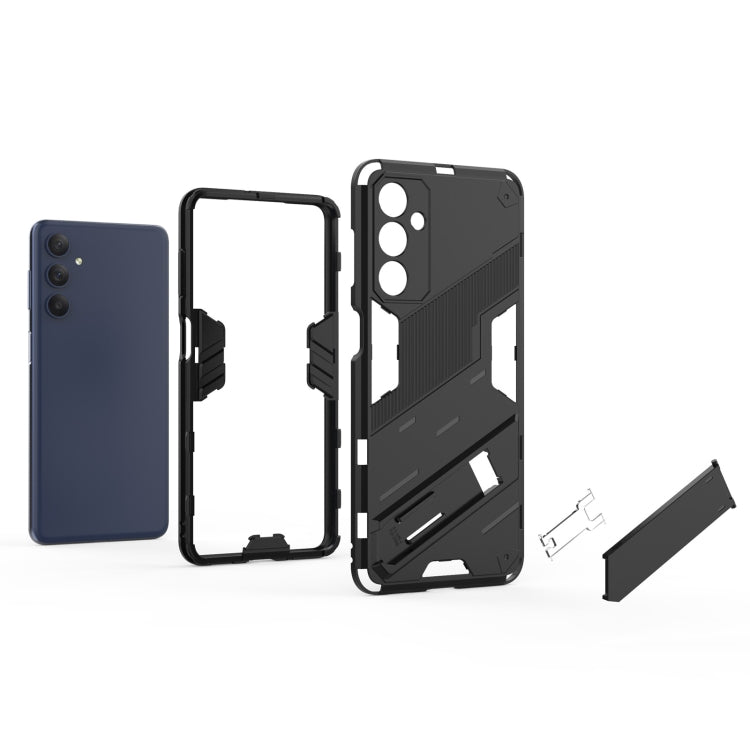 Punk Armor 2 in 1 PC + TPU Phone Case with Holder, For Samsung Galaxy M54 5G, For Samsung Galaxy M34 India