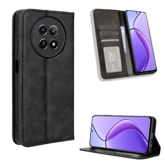 Magnetic Buckle Retro Texture Leather Phone Case, For Realme 12 / 12X 5G, For Realme Narzo 70 Pro 5G, For Realme 12+ 5G, For Realme Note 50 4G, For Realme 12 Pro / Pro+ 5G, For Realme C67 4G, For Realme 11 4G Foreign, For Realme GT5 5G                 ...
