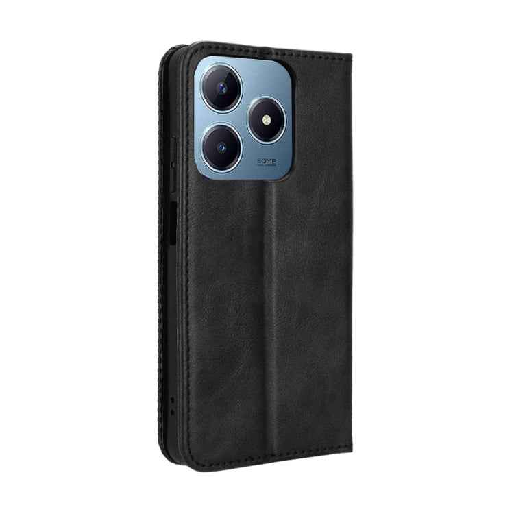 Magnetic Buckle Retro Texture Leather Phone Case, For Realme C63 4G / C61 4G / Narzo N63 4G, For Realme 12 Lite 4G, For Realme GT Neo6 SE 5G, For Realme 12 / 12X 5G, For Realme Narzo 70 Pro 5G, For Realme 12+ 5G, For Realme Note 50 4G                  ...