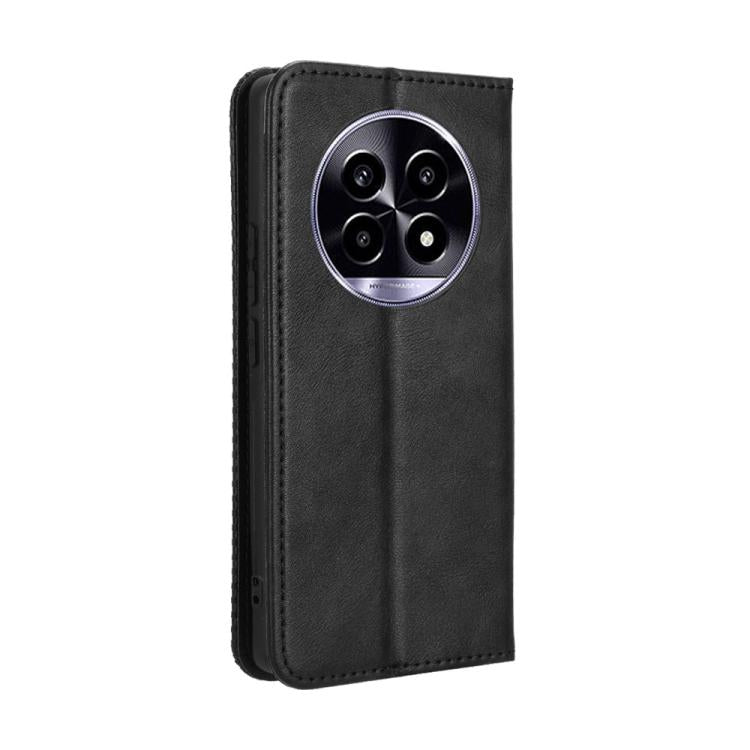 Magnetic Buckle Retro Texture Leather Phone Case, For Realme 14 Pro Lite 5G, For Realme P3 Pro 5G, For Realme 14 Pro+ 5G, For Realme 14 Pro 5G, For Realme C75 4G, For Realme GT 7 Pro 5G, For Realme 13+ 5G Global, For Realme 13 Pro 5G / 13 Pro+ 5G      ...