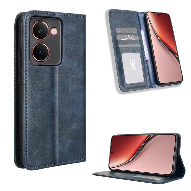 Magnetic Buckle Retro Texture Leather Phone Case, For Realme 15T 5G, For Realme C71 4G India / Note 70T 4G, For Realme 15 5G / 15 Pro 5G, For Realme 15 SEA, For Realme C71 4G, For Realme GT 7 5G, For Realme 14x 5G Malaysia / V70, For Realme 14 5G      ...