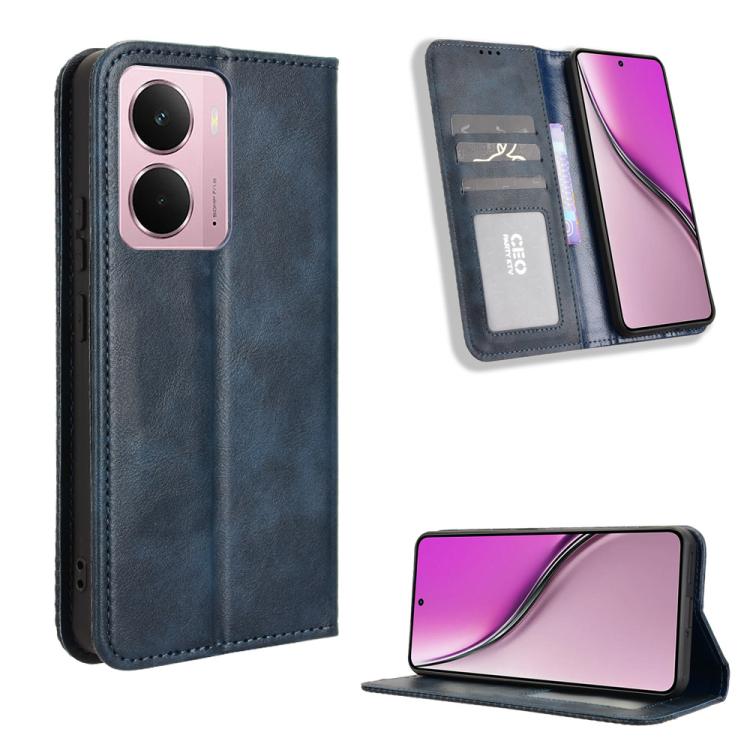 Magnetic Buckle Retro Texture Leather Phone Case, For Realme 15T 5G, For Realme C71 4G India / Note 70T 4G, For Realme 15 5G / 15 Pro 5G, For Realme 15 SEA, For Realme C71 4G, For Realme GT 7 5G, For Realme 14x 5G Malaysia / V70, For Realme 14 5G      ...