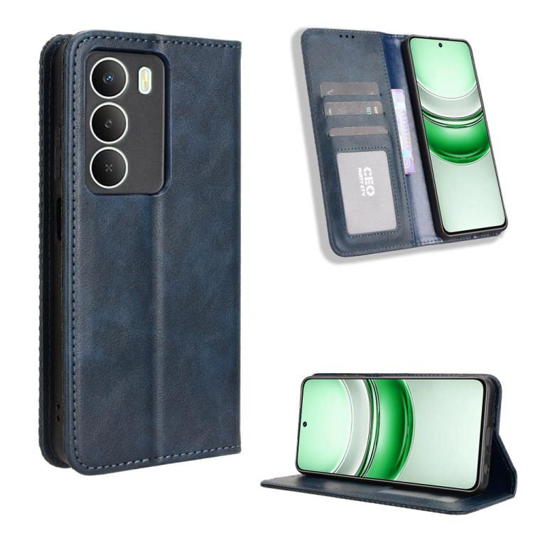 Magnetic Buckle Retro Texture Leather Phone Case, For Realme P4 Pro 5G, For Realme P4 5G, For Realme 15T 5G, For Realme C71 4G India / Note 70T 4G, For Realme 15 5G / 15 Pro 5G, For Realme 15 SEA, For Realme C71 4G, For Realme GT 7 5G                  ...