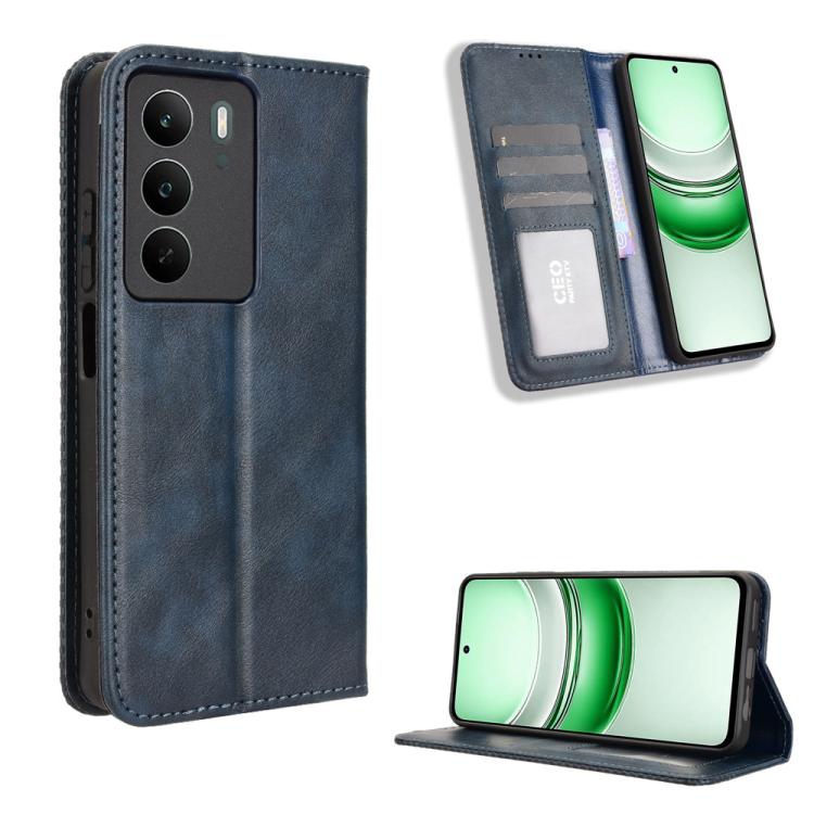 Magnetic Buckle Retro Texture Leather Phone Case, For Realme P4 Pro 5G, For Realme P4 5G, For Realme 15T 5G, For Realme C71 4G India / Note 70T 4G, For Realme 15 5G / 15 Pro 5G, For Realme 15 SEA, For Realme C71 4G, For Realme GT 7 5G                  ...