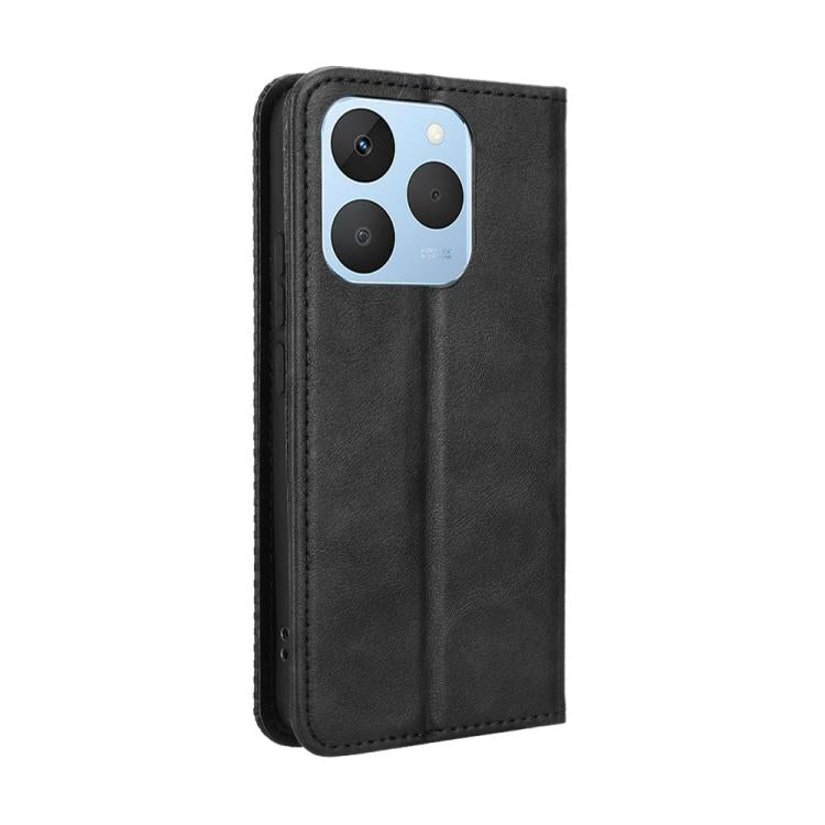 Magnetic Buckle Retro Texture Leather Phone Case, For Realme 15T 5G, For Realme C71 4G India / Note 70T 4G, For Realme 15 5G / 15 Pro 5G, For Realme 15 SEA, For Realme C71 4G, For Realme GT 7 5G, For Realme 14x 5G Malaysia / V70, For Realme 14 5G      ...