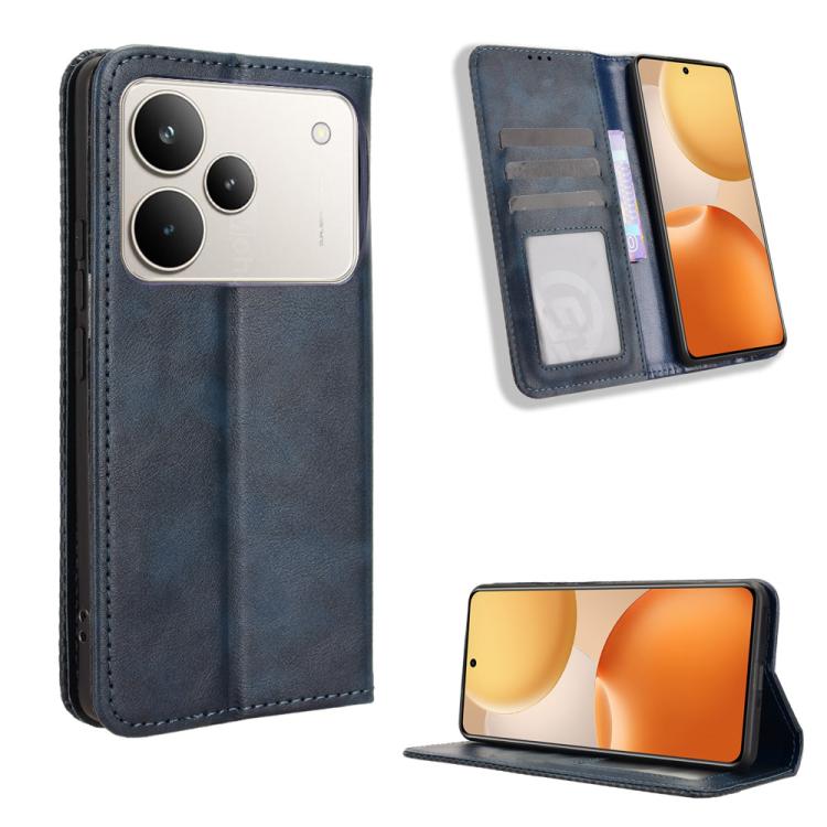 Magnetic Buckle Retro Texture Leather Phone Case, For Realme P4 Pro 5G, For Realme P4 5G, For Realme 15T 5G, For Realme C71 4G India / Note 70T 4G, For Realme 15 5G / 15 Pro 5G, For Realme 15 SEA, For Realme C71 4G, For Realme GT 7 5G                  ...