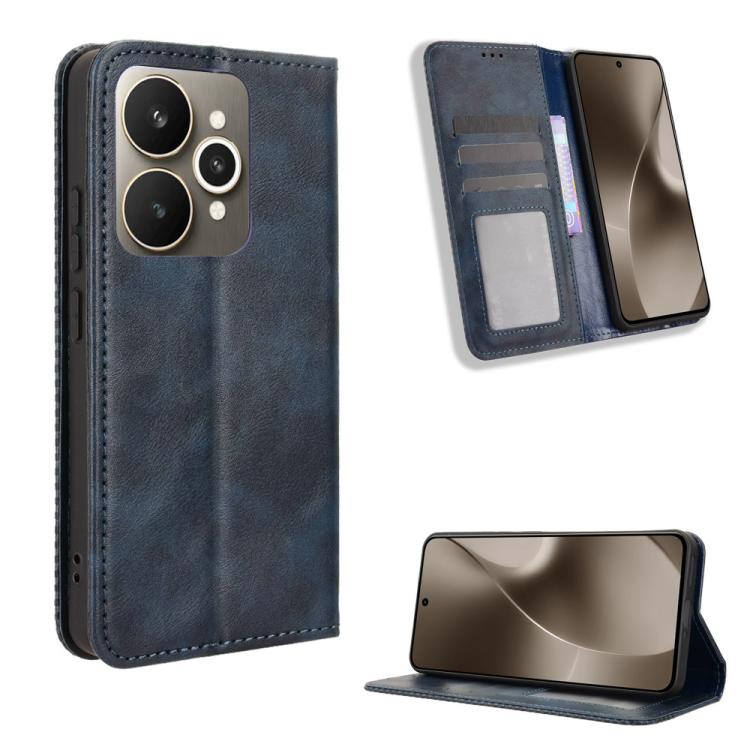 Magnetic Buckle Retro Texture Leather Phone Case, For Realme P4 Pro 5G, For Realme P4 5G, For Realme 15T 5G, For Realme C71 4G India / Note 70T 4G, For Realme 15 5G / 15 Pro 5G, For Realme 15 SEA, For Realme C71 4G, For Realme GT 7 5G                  ...