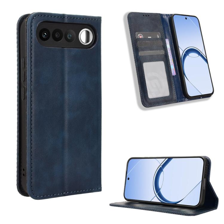 Magnetic Buckle Retro Texture Leather Phone Case, For Realme C100 4G, For Realme C83 5G / P4 Lite 5G, For Realme P4 Power 5G, For Realme Note 80 4G, For Realme 16 5G, For Realme 16 Pro+ 5G, For Realme 16 Pro 5G, For Realme P4x 5G                       ...