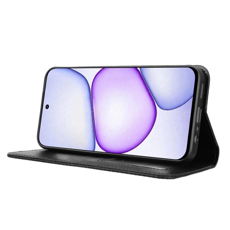Magnetic Buckle Retro Texture Leather Phone Case, For Realme C100 4G, For Realme C83 5G / P4 Lite 5G, For Realme P4 Power 5G, For Realme Note 80 4G, For Realme 16 5G, For Realme 16 Pro+ 5G, For Realme 16 Pro 5G, For Realme P4x 5G                       ...