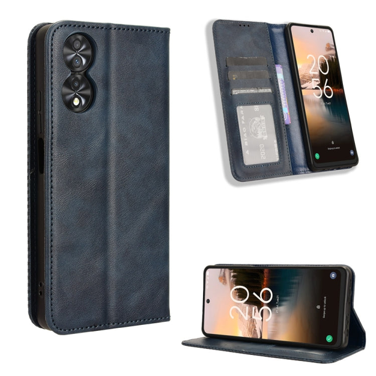 Magnetic Buckle Retro Texture Leather Phone Case, For TCL 50 XL 5G, For TCL 50 5G, For TCL 50 SE 4G, For TCL 501 4G, For TCL 505 4G, For TCL 502, For TCL 40 XE 5G / 40 NxtPaper 5G, For TCL 40 NxtPaper 4G, For TCL 40 XE 5G, For TCL 40 XL, For TCL ION X